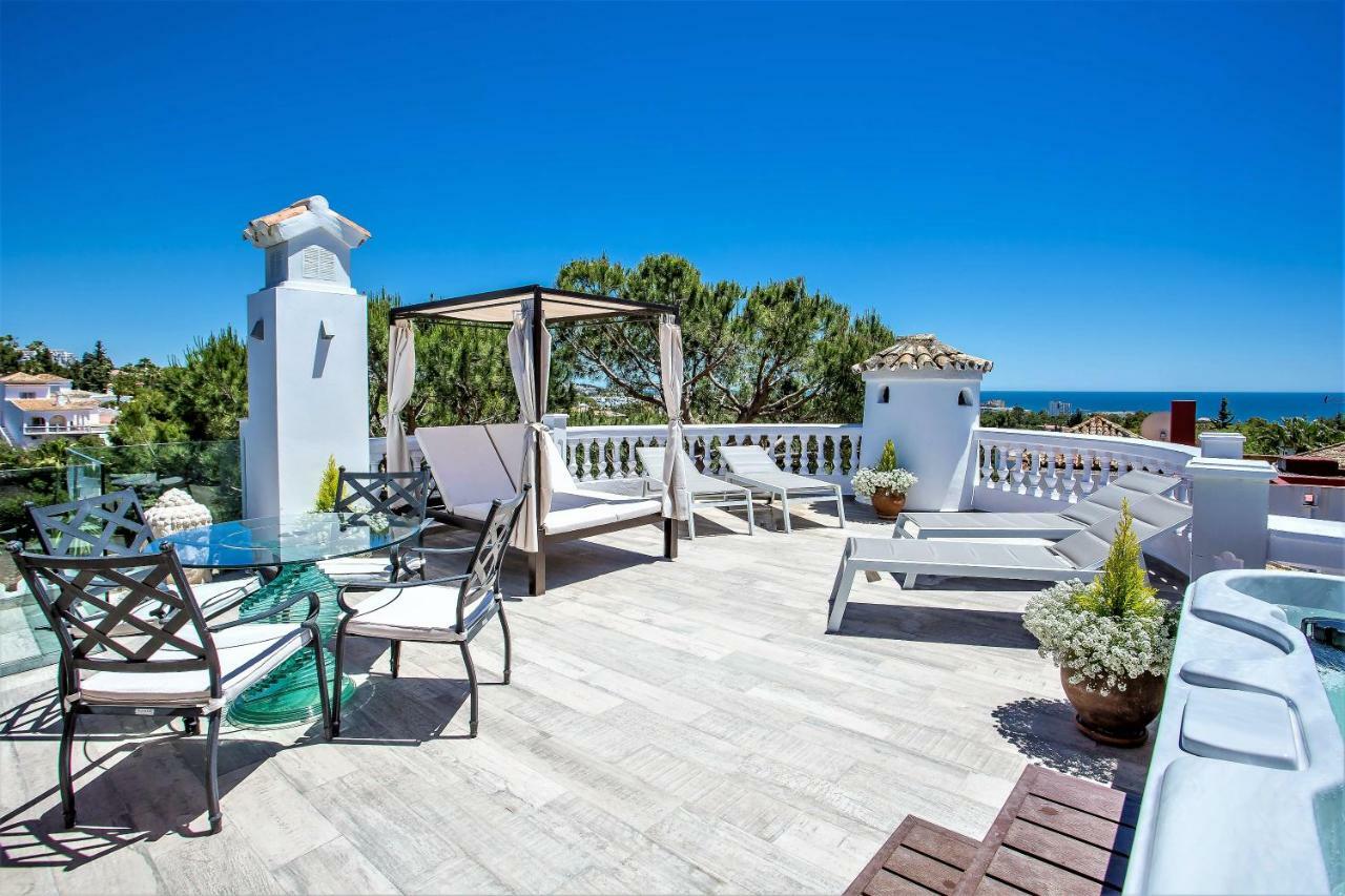 Luxury Villa With Swimming Pool And Jacuzzi Marbella Exterior foto